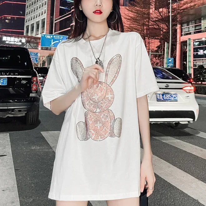 T-Shirts - Camiseta informal de verano para mujer: