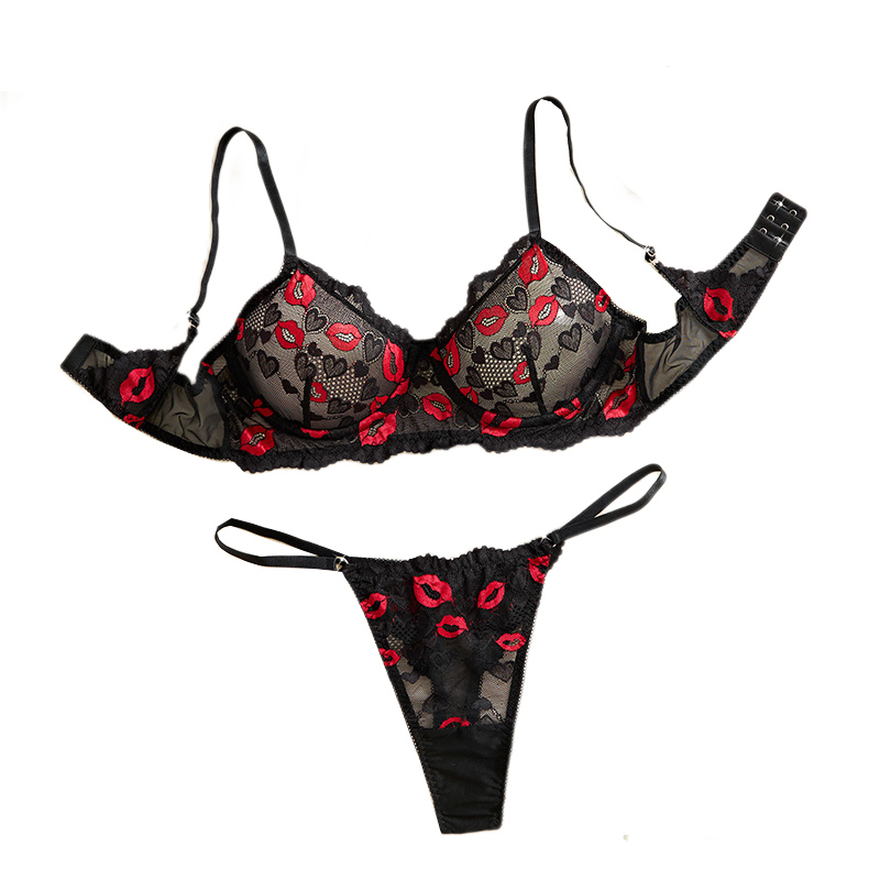 Underwear - Conjunto de lencería sexy de encaje