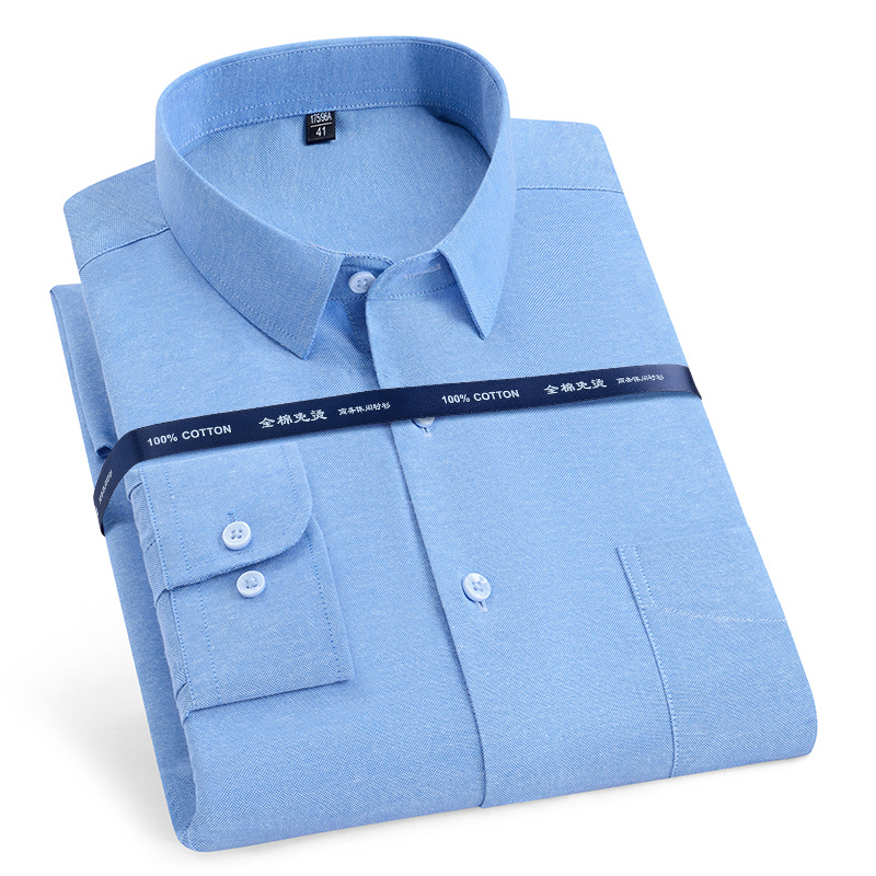 Camisas Oxford de algodón puro - Oxford Cotton Casual Shirt Business reseña y precio