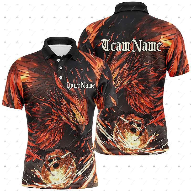 Camisetas Polo de Manga Corta  - Short Sleeve Bowling Shirt Retro reseña y precio