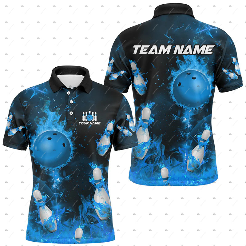 Camisetas Polo de Manga Corta  - Short Sleeve Bowling Shirt Retro reseña y precio