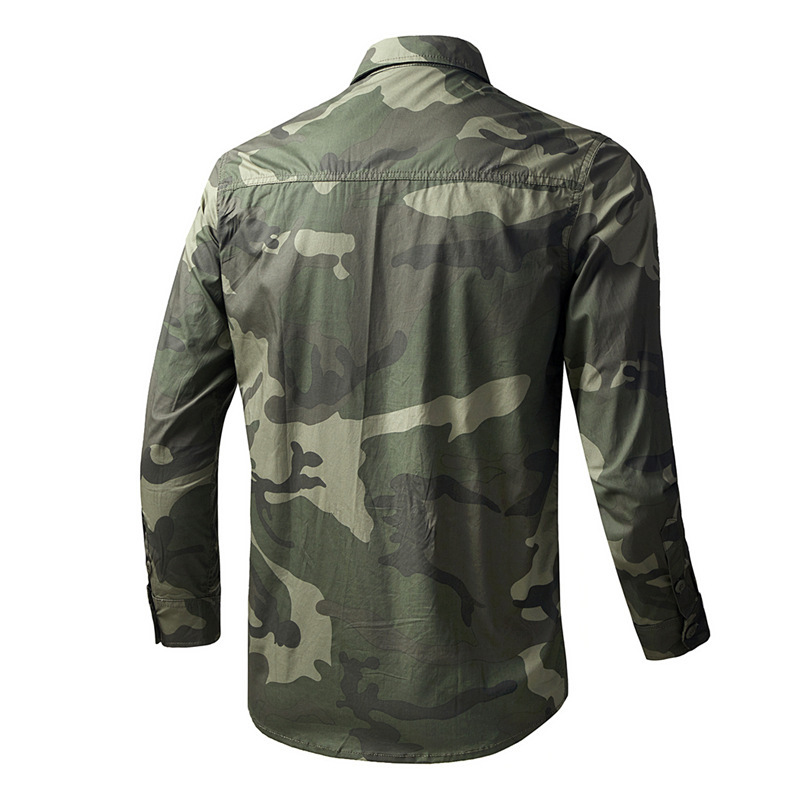 Camisas tácticas de camuflaje  - Tactical Military Shirt Cargo reseña y precio