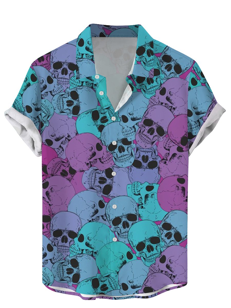 Camisas Vintage con calavera F - Vintage Hawaiian Floral Shirt reseña y precio