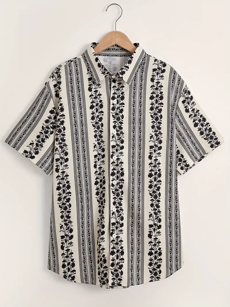 Camisa hawaiana clásica para h - Short Sleeve Bowling Shirt Retro reseña y precio