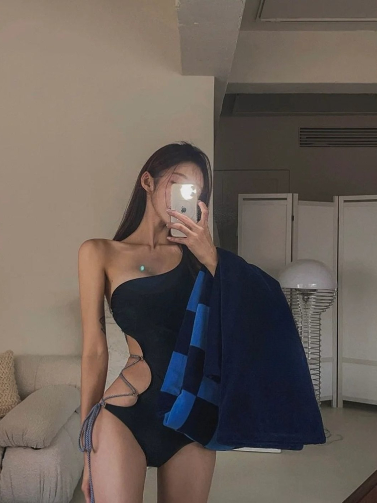 Traje de Baño Entero Negro con - Suits reseña y precio