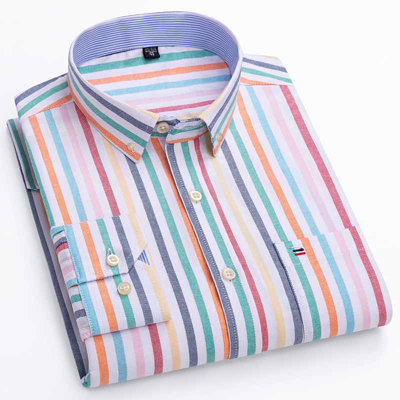 Camisa de marca de negocios pa - Oxford Cotton Casual Shirt Business reseña y precio