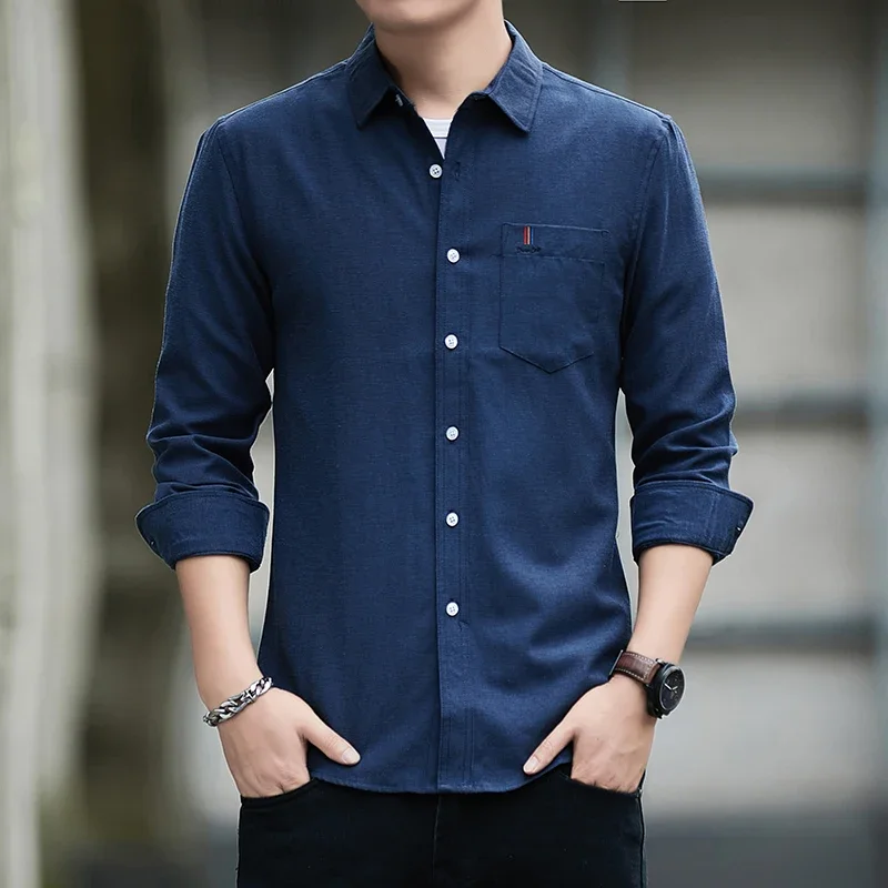 Chaqueta deportiva de manga la - Mens Linen Shirt Long Sleeve reseña y precio