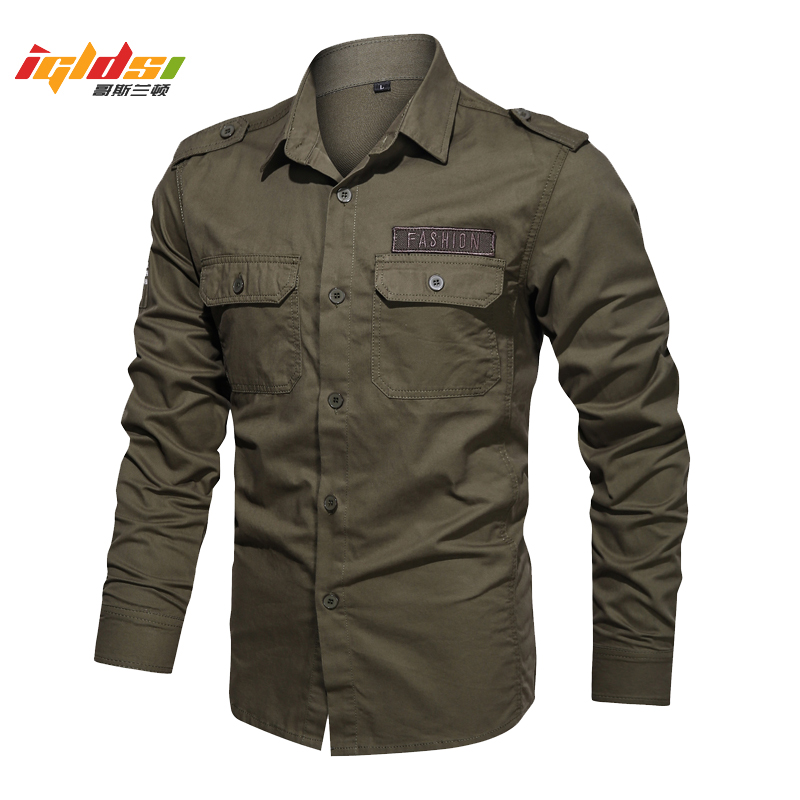 Camisas de carga para hombre,  - Tactical Military Shirt Cargo reseña y precio