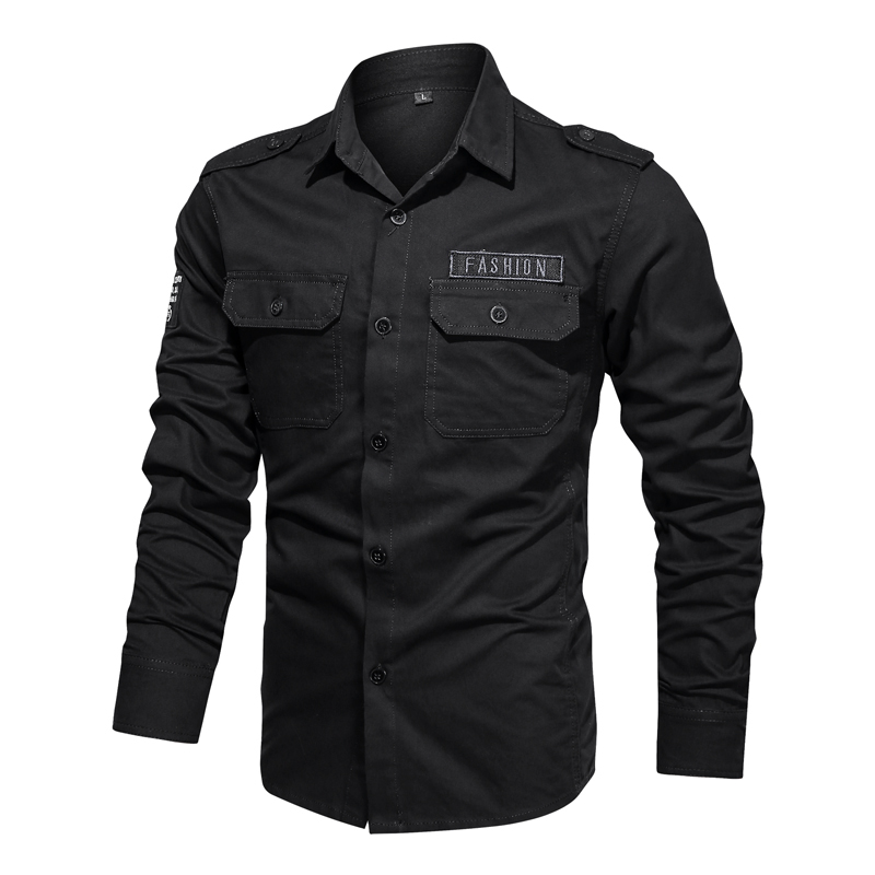 Camisas de carga para hombre,  - Tactical Military Shirt Cargo reseña y precio