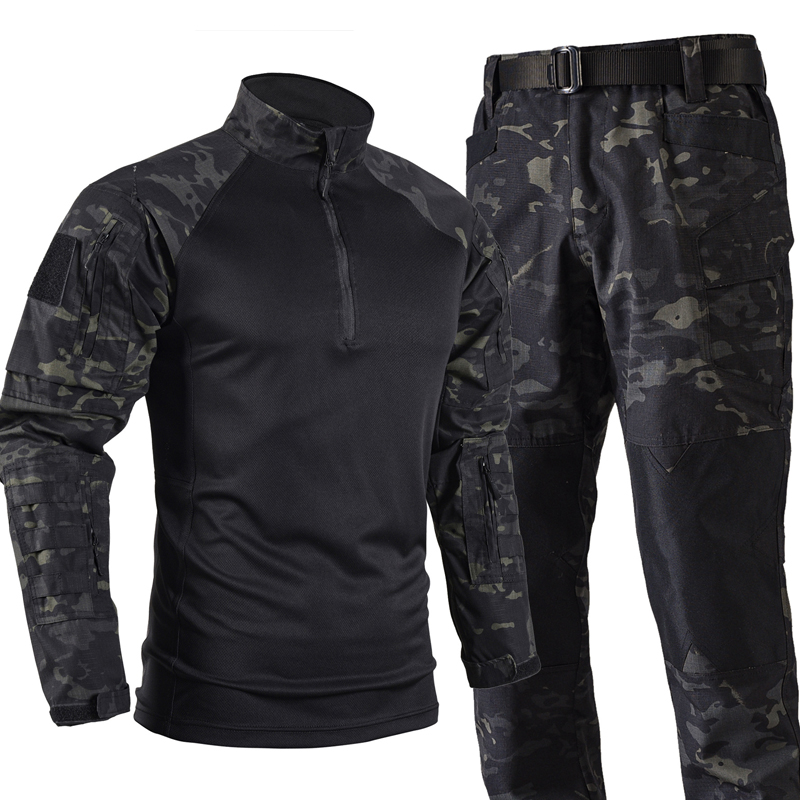 Conjuntos de uniformes de comb - Tactical Military Shirt Cargo reseña y precio