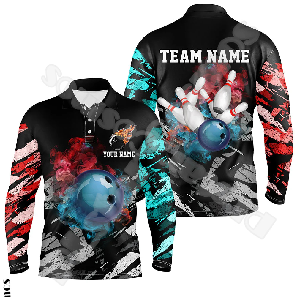 Camiseta de manga larga con no - Short Sleeve Bowling Shirt Retro reseña y precio