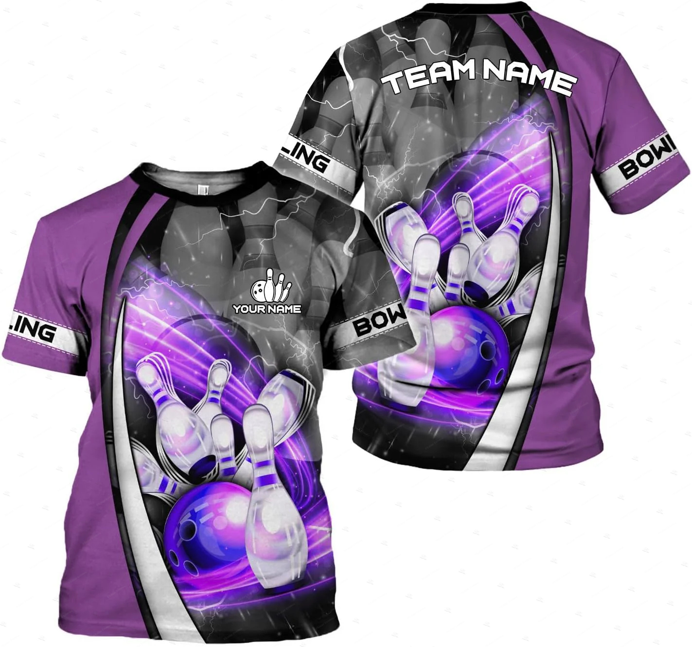 Nombre personalizado gradiente - Short Sleeve Bowling Shirt Retro reseña y precio