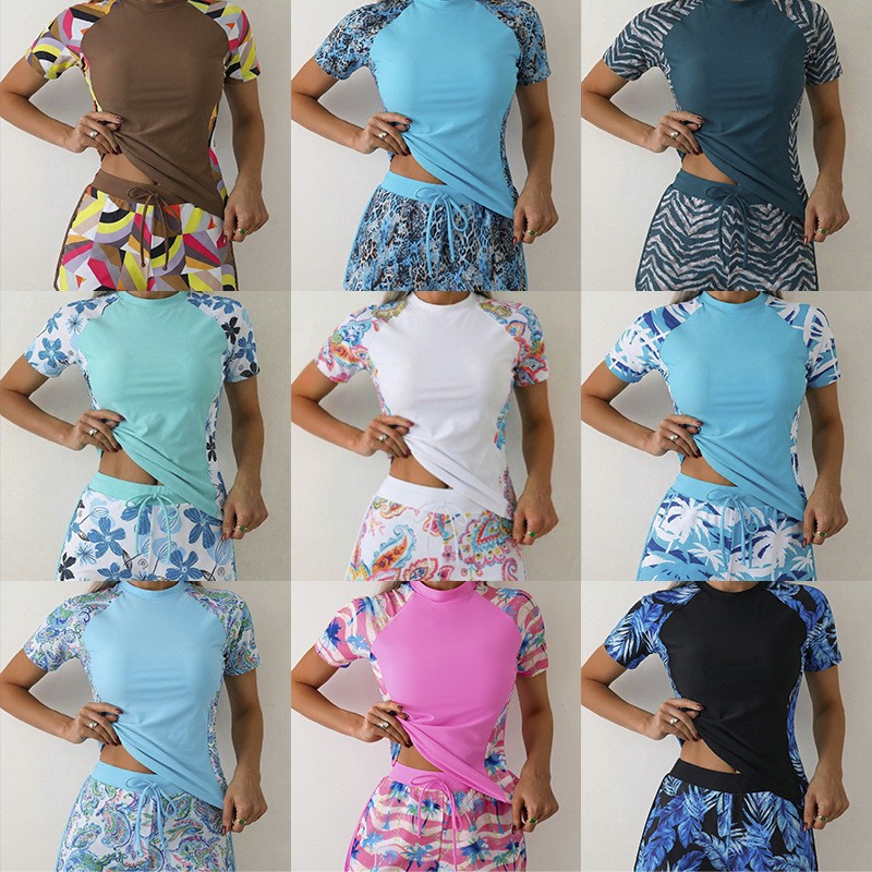Tankini para mujer con pantalo - Shorts reseña y precio