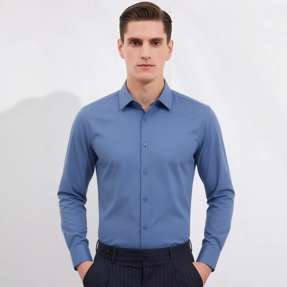 Camisa informal de negocios de - Breathable Bamboo Fiber Shirt Non Iron reseña y precio