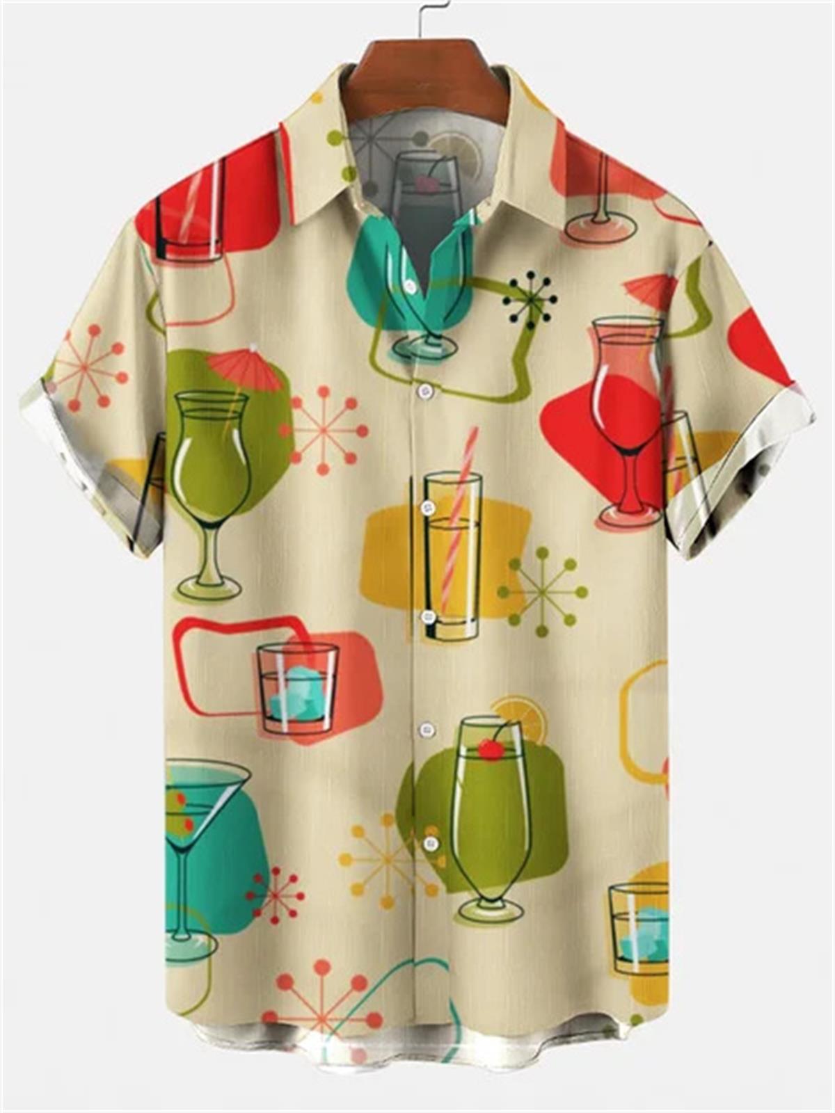 Camiseta Hawaiana para Hombre, - Vintage Hawaiian Floral Shirt reseña y precio